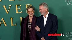 Annette Bening and Sam Neill attend Peacock's "Apples Never Fall" premiere in Los Angeles