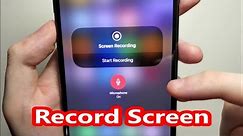 iPhone 11 How to Record Screen!