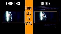 Special LED light effects using HDMI LED light SYNC box - Ultimate TV viewing experience!