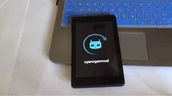 CyanogenMod 11 on the Fire HD6 4th edition (Works on Fire HD7 4th also)