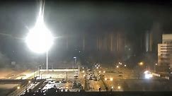 Camera at burning Ukrainian nuclear power plant appears to show Russian attack