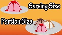Serving Size And Portion Size - What Is A Serving Size - How Much Is One Serving
