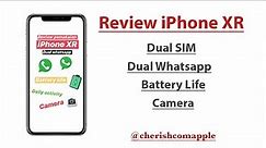 Review iPhone XR, Dual whatsapp !!