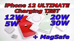 iPhone 12 Ultimate Charging Test - 5W 12W 20W 30W + Magsafe MUST WATCH!