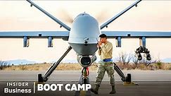 How Air Force Drone Pilots "Fly" The $32 Million MQ-9 Reaper | Boot Camp | Insider Business