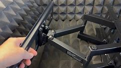 PERLESMITH Full Motion TV Wall Mount for 26-65 inch TVs up to 99lbs, Tilt Swivel Extension Unboxing