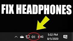 Fix: Headphones stopped working / No sound in Windows 10