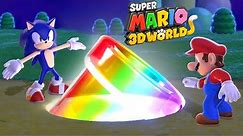 Super Mario & Sonic 3D World - Full Game Walkthrough