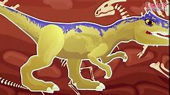 Dinozaury dla dzieci | Atlas dinozaurów po polsku Litera A - Allozaur, Apatozaur, Ankylozaur