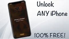 Unlock Any iPhone Without the Passcode Fast and Free | Bypass LockScreen