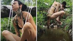 Woman suspended by her FLESH using hooks! | Shot By You: Suspended By My Skin