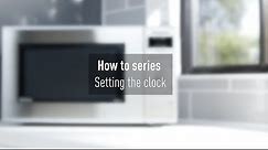 Panasonic Microwave: How to set the clock