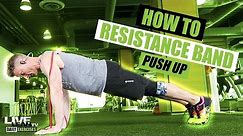 How To Do Resistance Band Push Ups | Exercise Demonstration Video and Guide