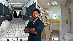 I Transformed a Work Van into a Mobile Home | Full Build Start to Finish