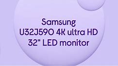 Samsung U32J590 4K Ultra HD 32" LED Monitor - Black - Quick Look