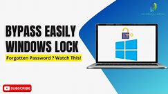 How to Bypass Windows Password | Windows is locked? Forgot my PASSWORD?