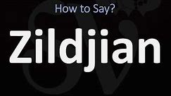 How to Pronounce Zildjian? (CORRECTLY)