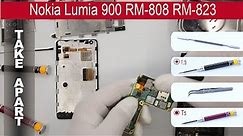 Nokia Lumia 900, RM-808, RM-823 📱 Teardown Take apart Tutorial