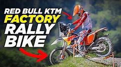 Testing a FACTORY Red Bull KTM Rally Bike on a Motocross Track😳
