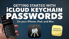 iCloud Keychain PASSWORDS on your iPhone, iPad and Mac! - IT'S TIME to get your PASSWORDS ORGANIZED!