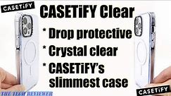 CASETiFY’s Slimmest Case: Clear for iPhone 14 Pro Max! Crystal Clear, MagSafe, 6 ft Drop Protection!