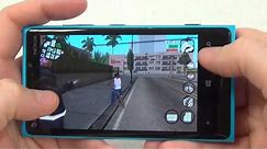 Grand Theft Auto San Andreas: Windows Phone Lumia 920 Gameplay