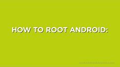 How To Root Samsung Galaxy S5 sm g900a