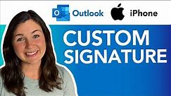How to Customize your Email Signature in Outlook on Your iPhone or iPad