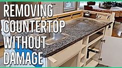 How to to remove a Granite Countertop without damaging anything! #shorts