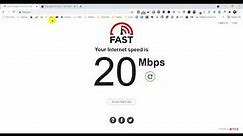 25 Mbps Internet Speed Test 2021