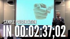 How to Give a Presentation: Sample Presentation & Analysis