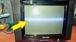 How To Repair Vertical Section Related Fault, in crt TV.