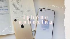♡ an aesthetic unboxing of the new iphone se 2020 🤍 #withme 📦