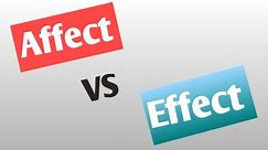 Difference between affect and effect🤔🤔| Usage|Pronunciation|Examples