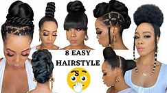 🔥Protective Styling: Easy and Chic Updo Ideas for Natural Hair/ Protective Style / Tupo