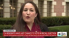 California recall election down to final hours of campaigning