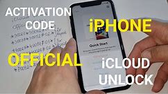 Official iCloud Lock Unlock with Activation Code for iPhone 5/6/7/8/X/11/12/13 Any iOS 1000% Success