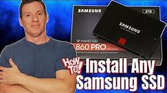 HOW TO INSTALL A SAMSUNG SSD 2023 | SAMSUNG SSD CLONING - TOP SSD 2023