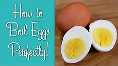 How To Boil Eggs - Perfect Hard Boiled Eggs | Hilah Cooking