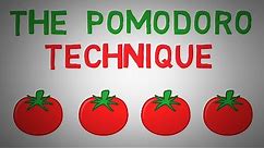 The Pomodoro Technique - Study And Productivity Technique (animated)