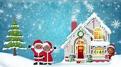 Mr. & Mrs. Claus Christmas Screensaver - Merry Christmas Screensaver - Happy Holidays - HD - 1HR