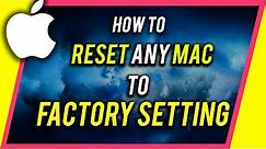 How to Reset your Mac Before Selling it