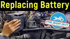 BMW R1100 & R1150 Replacing Battery Removal and Install