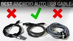 The Best Android Auto USB Cable