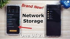 Samsung's Brand New Network Storage Feature! - One UI 2.1 (Build Your Own Cloud)