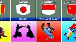 Martial Arts From Different Countries 2024