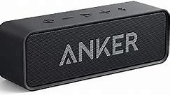 Upgraded, Anker Soundcore Bluetooth Speaker with IPX5 Waterproof, Stereo Sound, 24H Playtime, Portable Wireless Speaker for iPhone, Samsung and More