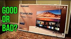 Samsung 7 Series TU700D 4K 65" Crystal UHD Smart TV Unboxing and Review