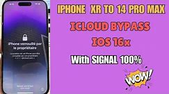 IPHONE XR To 14 Pro Max ICloud Bypass with Signal iOS 16xx #iCloud #bypass