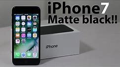 iPhone 7 Unboxing : Matte Black | In India